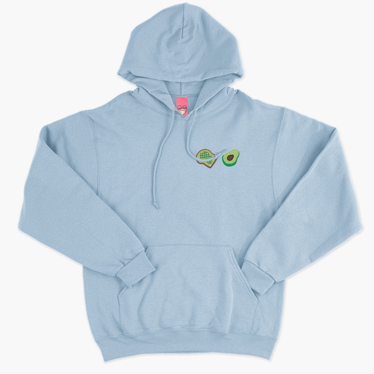 Avocado Toast Embroidered Hoodie Unisex Sassy Spud