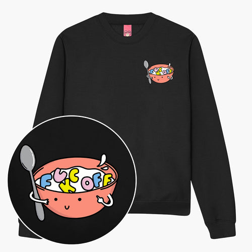 Rude Cereal geborduurd sweatshirt (unisex)