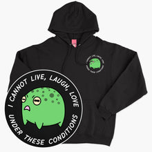 Load image into Gallery viewer, Angry Frog Hoodie (Unisex)-Printed Clothing, Printed Hoodie, JH001-Sassy Spud