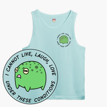 Load image into Gallery viewer, Angry Frog Tank Top (Unisex)-Printed Clothing, Printed Tank, 03980-Sassy Spud