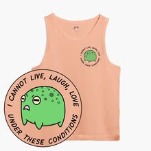 Load image into Gallery viewer, Angry Frog Tank Top (Unisex)-Printed Clothing, Printed Tank, 03980-Sassy Spud