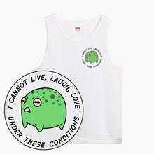 Load image into Gallery viewer, Angry Frog Tank Top (Unisex)-Printed Clothing, Printed Tank, 03980-Sassy Spud