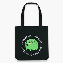 Afbeelding laden in Galerijviewer, Angry Frog Tote Bag-Sassy Accessories, Sassy Gifts, Sassy Tote Bag, STAU760-Sassy Spud