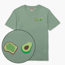 Load image into Gallery viewer, Avocado Toast Embroidered T-Shirt (Unisex)-Embroidered Clothing, Embroidered T Shirt, EP01-Sassy Spud