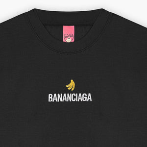 Bananciaga Embroidered Sweatshirt (Unisex)-Embroidered Clothing, Embroidered Sweatshirt, JH030-Sassy Spud