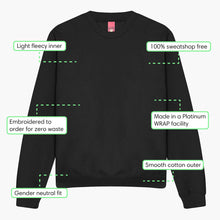 Laden Sie das Bild in den Galerie-Viewer, Bananciaga Embroidered Sweatshirt (Unisex)-Embroidered Clothing, Embroidered Sweatshirt, JH030-Sassy Spud