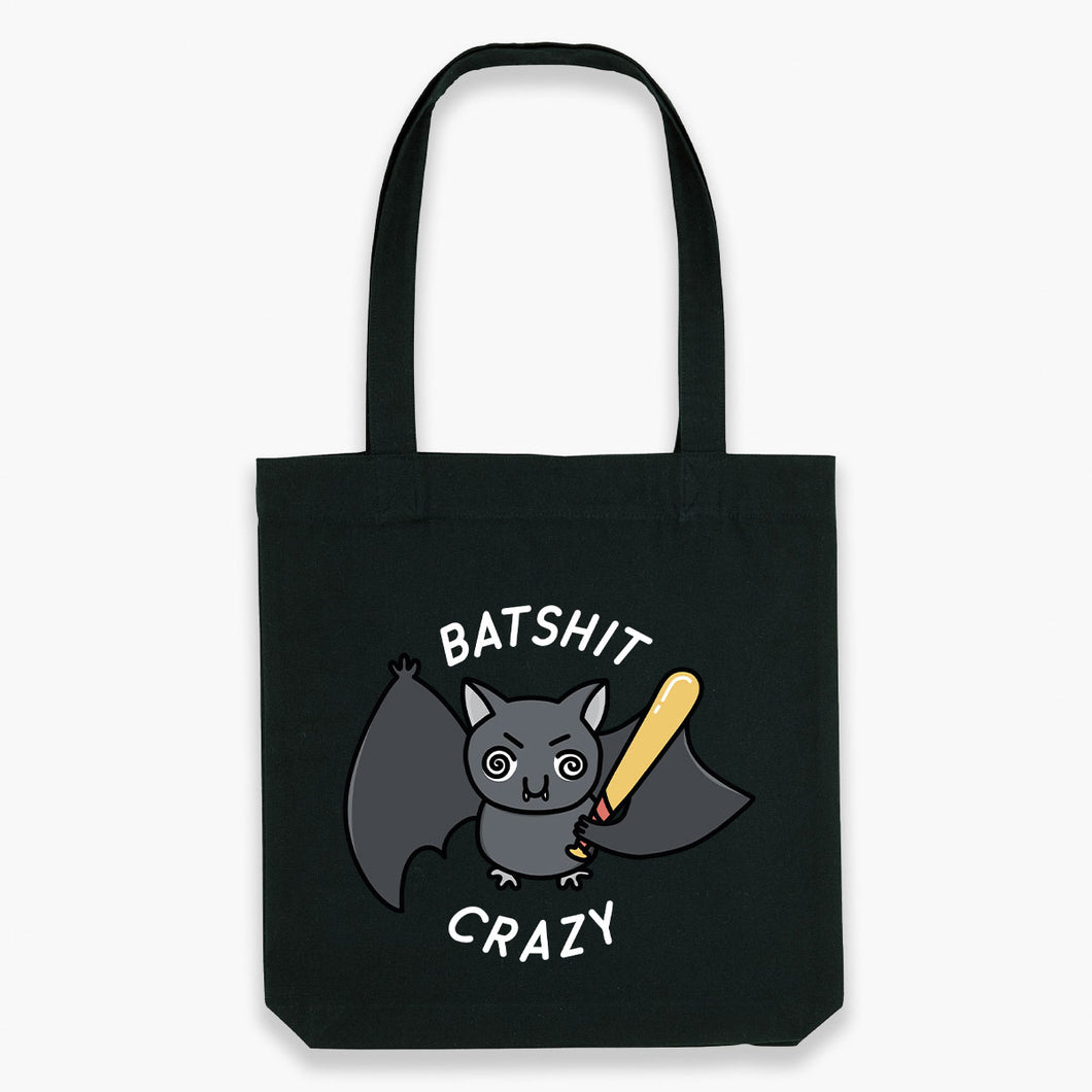 Batshit Crazy Tote Bag-Sassy Accessories, Sassy Gifts, Sassy Tote Bag, STAU760-Sassy Spud