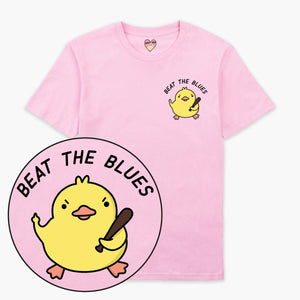 Beat The Blues T-Shirt (Unisex)-Printed Clothing, Printed T Shirt, EP01-Sassy Spud