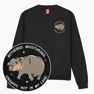 Bothered & Moisturised Sweatshirt (Unisex)-Printed Clothing, Printed Sweatshirt, JH030-Sassy Spud