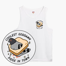 Load image into Gallery viewer, Bread Pigeon Tank Top (Unisex)-Printed Clothing, Printed Tank, 03980-Sassy Spud