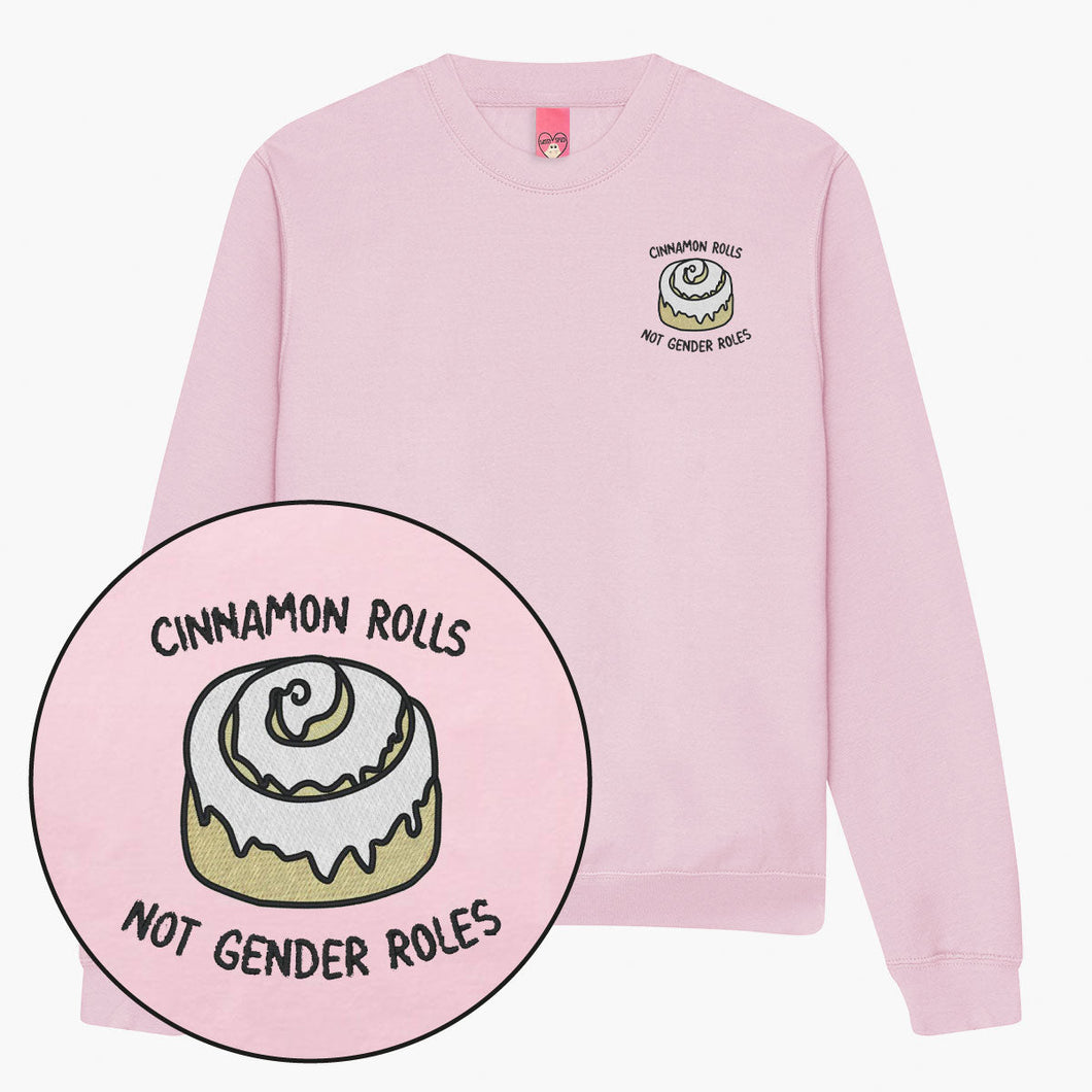 Cinnamon Rolls Embroidered Sweatshirt (Unisex)-Embroidered Clothing, Embroidered Sweatshirt, JH030-Sassy Spud