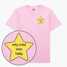 Afbeelding laden in Galerijviewer, Cried Once Gold Star T-Shirt (Unisex)-Printed Clothing, Printed T Shirt, EP01-Sassy Spud