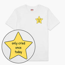 Afbeelding laden in Galerijviewer, Cried Once Gold Star T-Shirt (Unisex)-Printed Clothing, Printed T Shirt, EP01-Sassy Spud