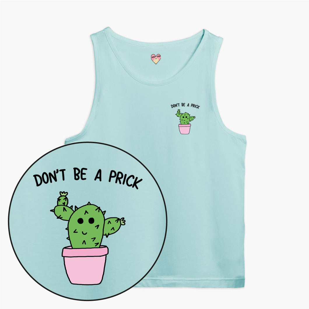 Don't Be A Prick Tank Top (Unisex)-Printed Clothing, Printed Tank, 03980-Sassy Spud