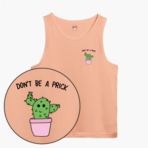 Don't Be A Prick Tank Top (Unisex)-Printed Clothing, Printed Tank, 03980-Sassy Spud