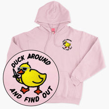 Laden Sie das Bild in den Galerie-Viewer, Duck Around Embroidered Hoodie (Unisex)-Embroidered Clothing, Embroidered Hoodie, JH001-Sassy Spud