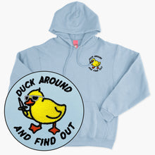 Laden Sie das Bild in den Galerie-Viewer, Duck Around Embroidered Hoodie (Unisex)-Embroidered Clothing, Embroidered Hoodie, JH001-Sassy Spud