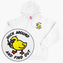 Laden Sie das Bild in den Galerie-Viewer, Duck Around Embroidered Hoodie (Unisex)-Embroidered Clothing, Embroidered Hoodie, JH001-Sassy Spud