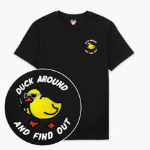 Afbeelding laden in Galerijviewer, Duck Around Embroidered T-Shirt (Unisex)-Embroidered Clothing, Embroidered T Shirt, EP01-Sassy Spud