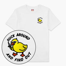 Laden Sie das Bild in den Galerie-Viewer, Duck Around Embroidered T-Shirt (Unisex)-Embroidered Clothing, Embroidered T Shirt, EP01-Sassy Spud