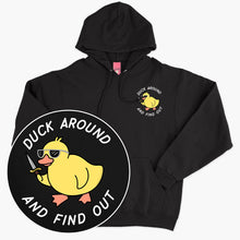 Afbeelding laden in Galerijviewer, Duck Around Hoodie (Unisex)-Printed Clothing, Printed Hoodie, JH001-Sassy Spud