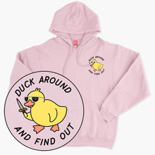 Load image into Gallery viewer, Duck Around Hoodie (Unisex)-Printed Clothing, Printed Hoodie, JH001-Sassy Spud