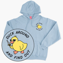 Laden Sie das Bild in den Galerie-Viewer, Duck Around Hoodie (Unisex)-Printed Clothing, Printed Hoodie, JH001-Sassy Spud