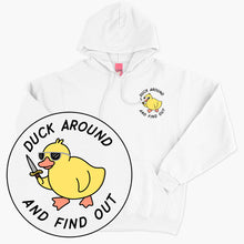 Afbeelding laden in Galerijviewer, Duck Around Hoodie (Unisex)-Printed Clothing, Printed Hoodie, JH001-Sassy Spud