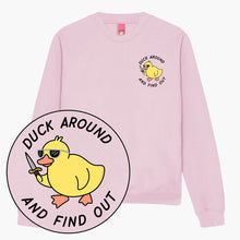 Afbeelding laden in Galerijviewer, Duck Around Sweatshirt (Unisex)-Printed Clothing, Printed Sweatshirt, JH030-Sassy Spud