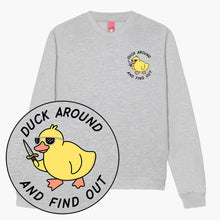 Afbeelding laden in Galerijviewer, Duck Around Sweatshirt (Unisex)-Printed Clothing, Printed Sweatshirt, JH030-Sassy Spud