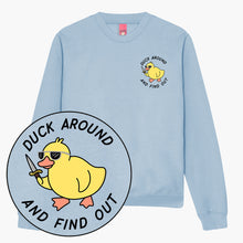 Afbeelding laden in Galerijviewer, Duck Around Sweatshirt (Unisex)-Printed Clothing, Printed Sweatshirt, JH030-Sassy Spud