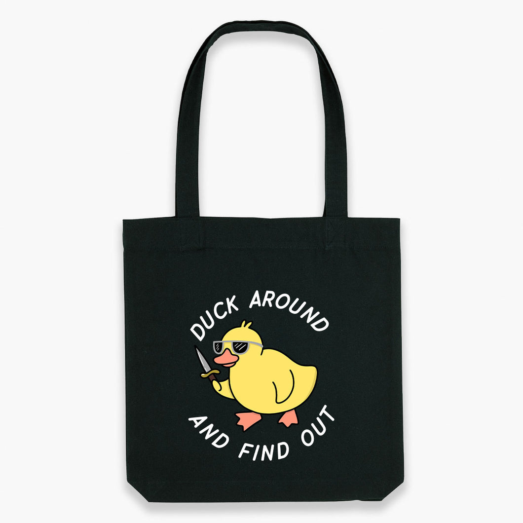 Duck Around Tote Bag-Sassy Accessories, Sassy Gifts, Sassy Tote Bag, STAU760-Sassy Spud