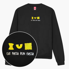 Laden Sie das Bild in den Galerie-Viewer, Eat Pasta Run Fasta Embroidered Sweatshirt (Unisex)-Embroidered Clothing, Embroidered Sweatshirt, JH030-Sassy Spud