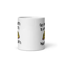 Afbeelding laden in Galerijviewer, Eat Spaghetti Coffee Mug-Funny Gift, Funny Coffee Mug, 11oz White Ceramic-Sassy Spud