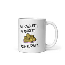 Load image into Gallery viewer, Eat Spaghetti Coffee Mug-Funny Gift, Funny Coffee Mug, 11oz White Ceramic-Sassy Spud