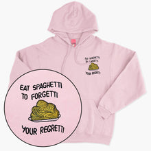 Afbeelding laden in Galerijviewer, Eat Spaghetti Embroidered Hoodie (Unisex)-Embroidered Clothing, Embroidered Hoodie, JH001-Sassy Spud