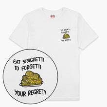 Afbeelding laden in Galerijviewer, Eat Spaghetti Embroidered T-Shirt (Unisex)-Embroidered Clothing, Embroidered T Shirt, EP01-Sassy Spud