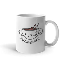 Load image into Gallery viewer, F*ck-offee Coffee Mug-Funny Gift, Funny Coffee Mug, 11oz White Ceramic-Sassy Spud