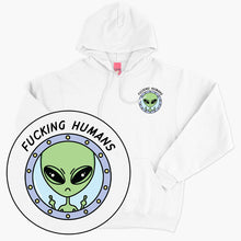 Laden Sie das Bild in den Galerie-Viewer, F*cking Humans Alien Hoodie (Unisex)-Printed Clothing, Printed Hoodie, JH001-Sassy Spud