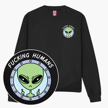 Afbeelding laden in Galerijviewer, F*cking Humans Alien Sweatshirt (Unisex)-Printed Clothing, Printed Sweatshirt, JH030-Sassy Spud