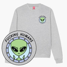 Afbeelding laden in Galerijviewer, F*cking Humans Alien Sweatshirt (Unisex)-Printed Clothing, Printed Sweatshirt, JH030-Sassy Spud