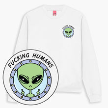 Afbeelding laden in Galerijviewer, F*cking Humans Alien Sweatshirt (Unisex)-Printed Clothing, Printed Sweatshirt, JH030-Sassy Spud