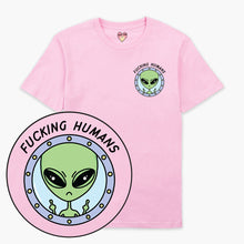 Laden Sie das Bild in den Galerie-Viewer, F*cking Humans Alien T-Shirt (Unisex)-Printed Clothing, Printed T Shirt, EP01-Sassy Spud