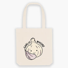 Laden Sie das Bild in den Galerie-Viewer, Garlic Whore Tote Bag-Sassy Accessories, Sassy Gifts, Sassy Tote Bag, STAU760-Sassy Spud