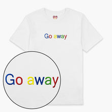 Load image into Gallery viewer, Go Away Embroidered T-Shirt (Unisex)-Embroidered Clothing, Embroidered T Shirt, EP01-Sassy Spud