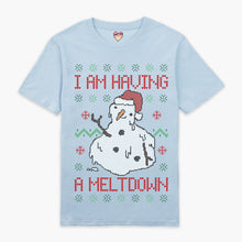 Load image into Gallery viewer, Having A Meltdown Christmas T-Shirt (Unisex)-Printed Clothing, Printed T Shirt, EP01-Sassy Spud