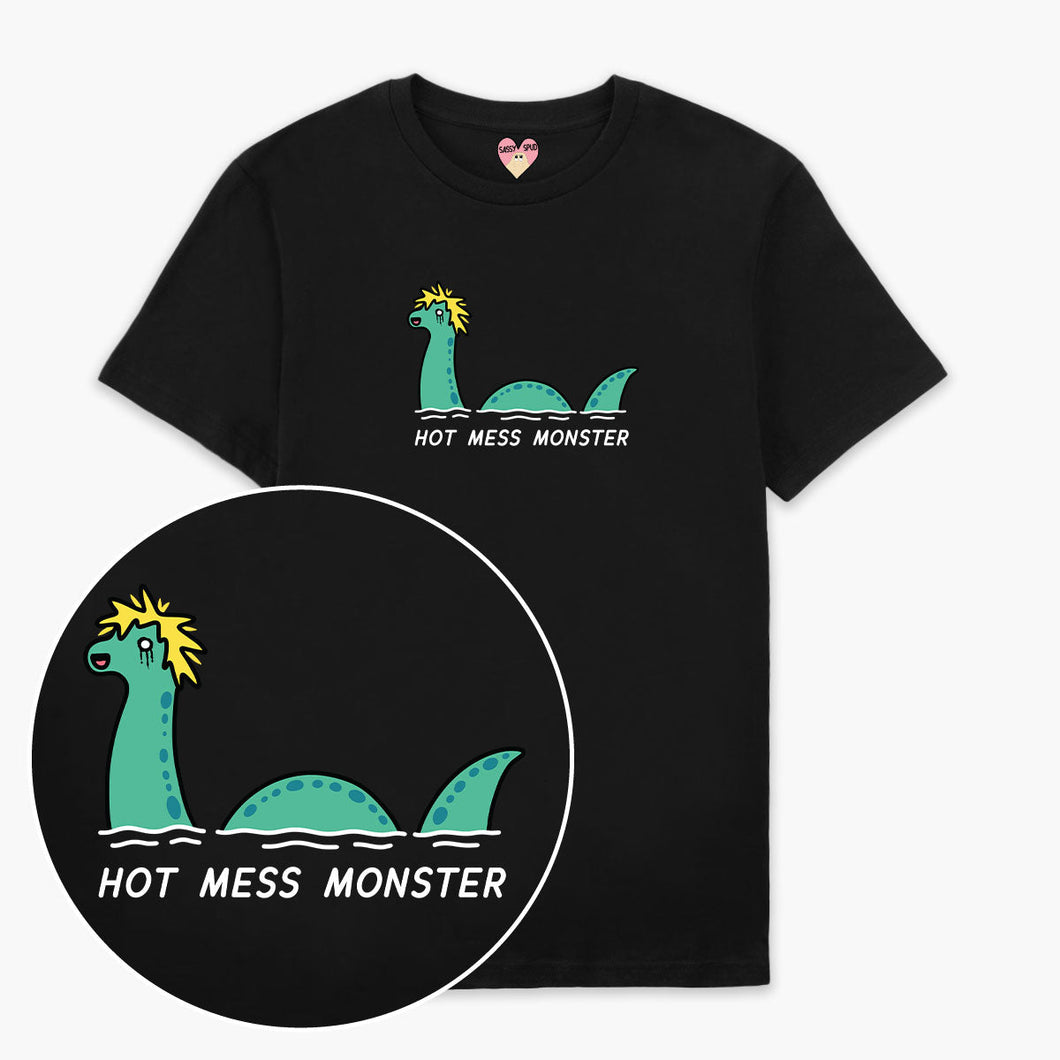 Hot Mess Monster T-Shirt (Unisex)-Printed Clothing, Printed T Shirt, EP01-Sassy Spud