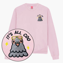 Laden Sie das Bild in den Galerie-Viewer, It&#39;s All Coo Embroidered Sweatshirt (Unisex)-Embroidered Clothing, Embroidered Sweatshirt, JH030-Sassy Spud