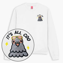 Afbeelding laden in Galerijviewer, It&#39;s All Coo Embroidered Sweatshirt (Unisex)-Embroidered Clothing, Embroidered Sweatshirt, JH030-Sassy Spud