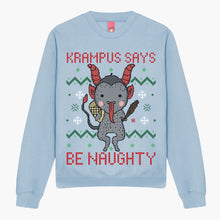 Laden Sie das Bild in den Galerie-Viewer, Krampus Christmas Jumper (Unisex)-Printed Clothing, Printed Sweatshirt, JH030-Sassy Spud